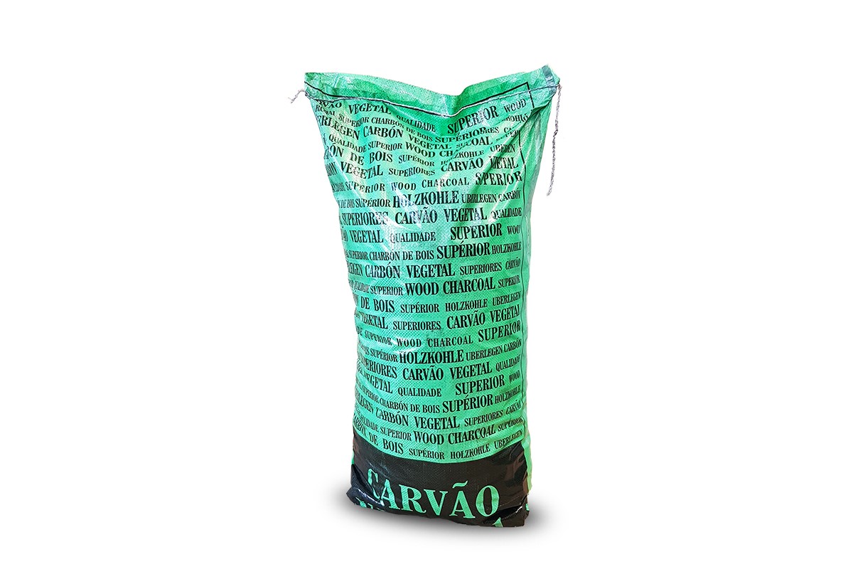 Saco de carvão vegetal churrasco 14kg